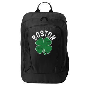 Shamrock Massachusetts Boston ST PATRICKS DAY Irish Green City Backpack