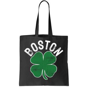 Shamrock Massachusetts Boston ST PATRICKS DAY Irish Green Tote Bag