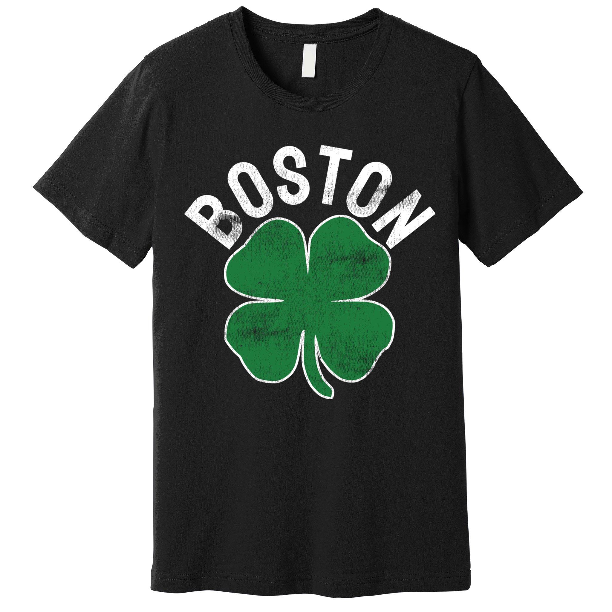 Shamrock Massachusetts Boston ST PATRICKS DAY Irish Green Premium T-Shirt