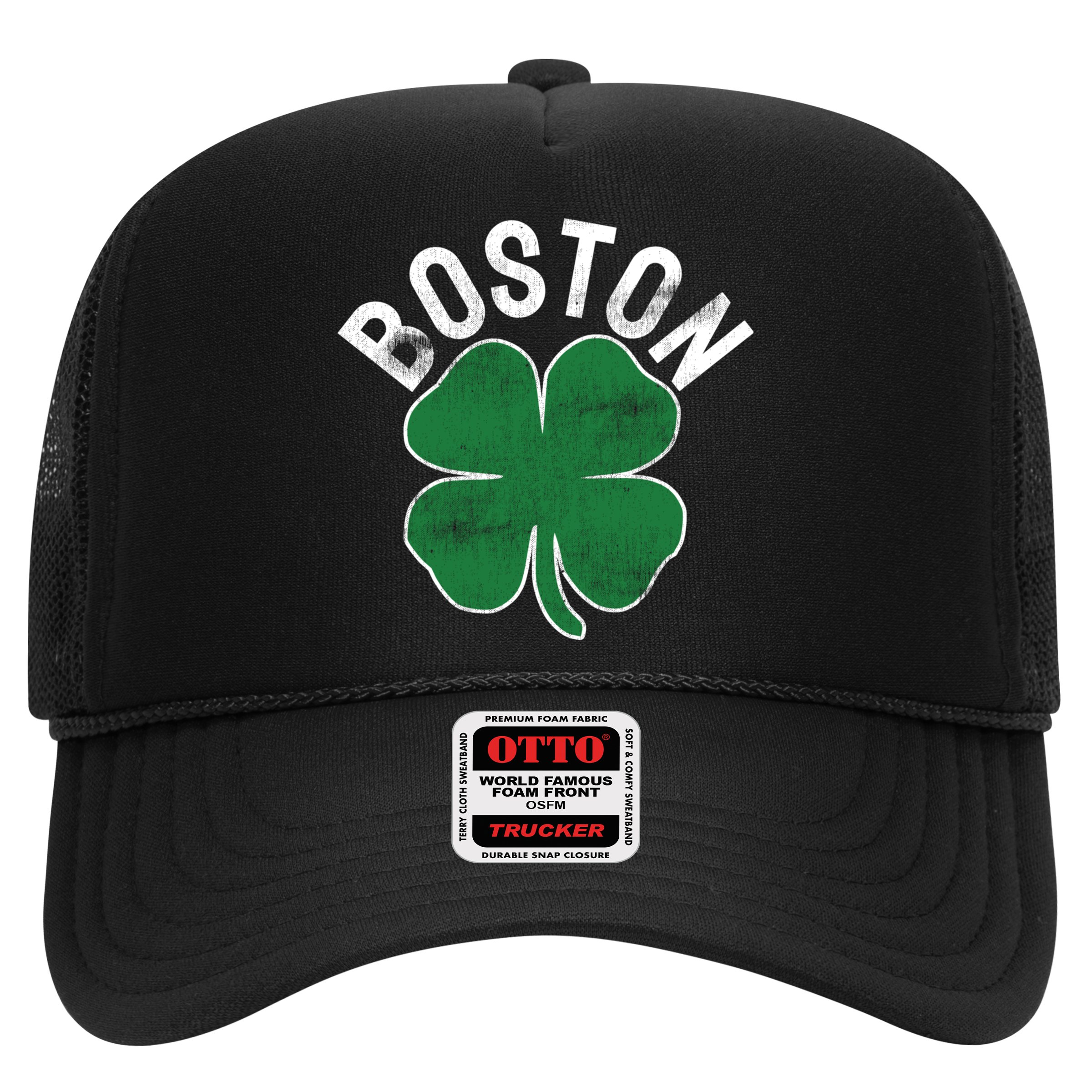 Shamrock Massachusetts Boston ST PATRICKS DAY Irish Green Hat