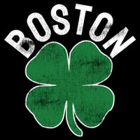 Shamrock Massachusetts Boston ST PATRICKS DAY Irish Green Womens T-Shirt