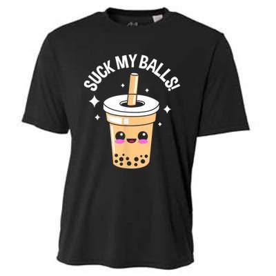 Suck My Balls Boba Cooling Performance Crew T-Shirt