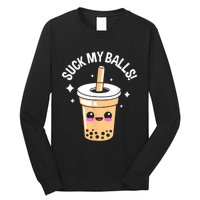 Suck My Balls Boba Long Sleeve Shirt