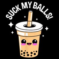 Suck My Balls Boba Button