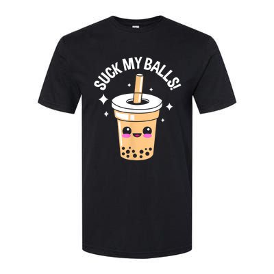 Suck My Balls Boba Softstyle® CVC T-Shirt