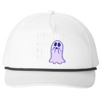 Shes My Boo Cute Ghost Matching Couple Halloween Costume Snapback Five-Panel Rope Hat