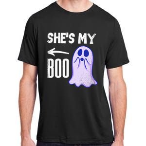 Shes My Boo Cute Ghost Matching Couple Halloween Costume Adult ChromaSoft Performance T-Shirt