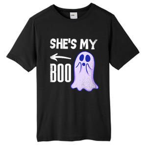 Shes My Boo Cute Ghost Matching Couple Halloween Costume Tall Fusion ChromaSoft Performance T-Shirt