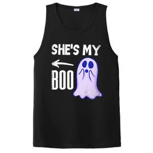 Shes My Boo Cute Ghost Matching Couple Halloween Costume PosiCharge Competitor Tank