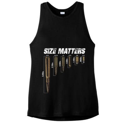 Size Matter Bullet Measure Up Ladies PosiCharge Tri-Blend Wicking Tank