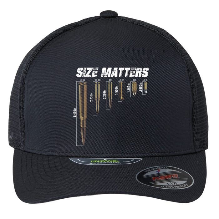 Size Matter Bullet Measure Up Flexfit Unipanel Trucker Cap