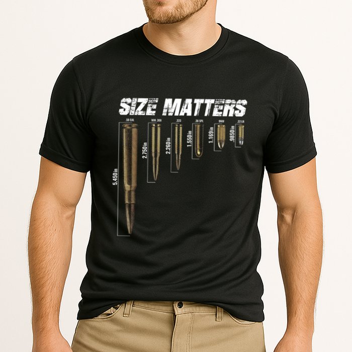 Size Matter Bullet Measure Up Performance Shirt