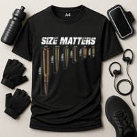 Size Matter Bullet Measure Up Performance Shirt