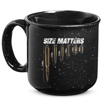 Size Matter Bullet Measure Up 15oz Campfire Ceramic Mug