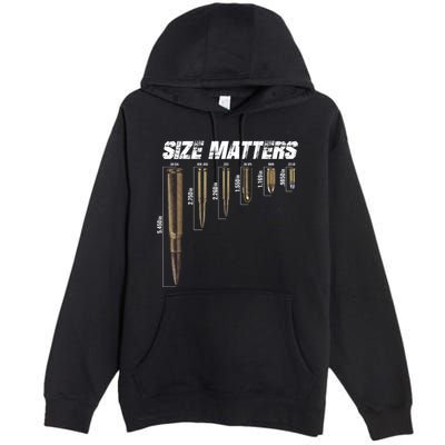 Size Matter Bullet Measure Up Premium Pullover Hoodie