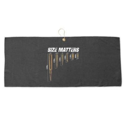 Size Matter Bullet Measure Up Large Microfiber Waffle Golf Towel