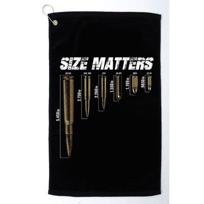 Size Matter Bullet Measure Up Golf Towel