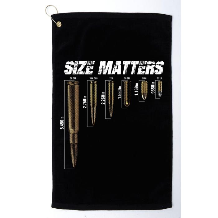 Size Matter Bullet Measure Up Golf Towel