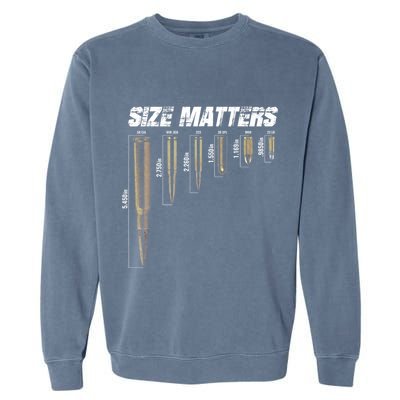 Size Matter Bullet Measure Up Garment-Dyed Sweatshirt