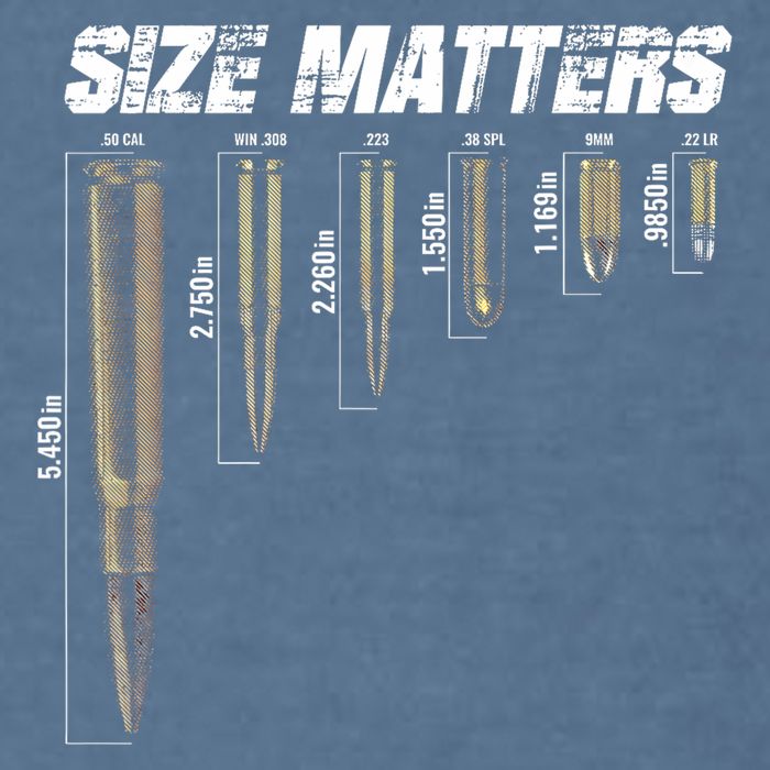 Size Matter Bullet Measure Up Garment-Dyed Sweatshirt