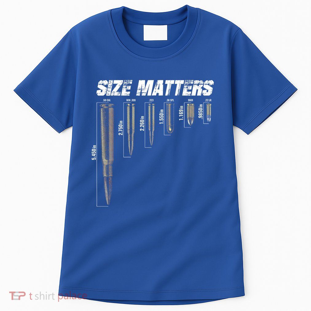 Size Matter Bullet Measure Up Tall T-Shirt