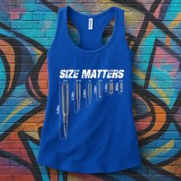 Size Matter Bullet Measure Up Womens Tank Top