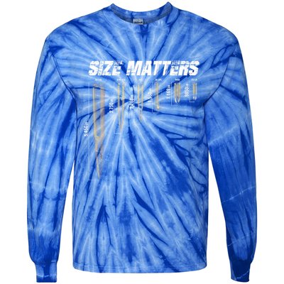 Size Matter Bullet Measure Up Tie-Dye Long Sleeve Shirt