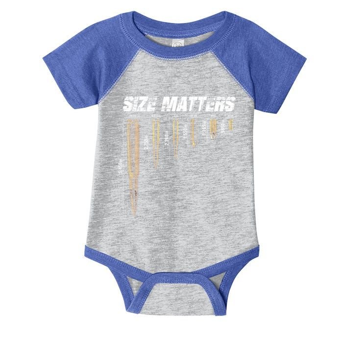 Size Matter Bullet Measure Up Infant Baby Jersey Bodysuit