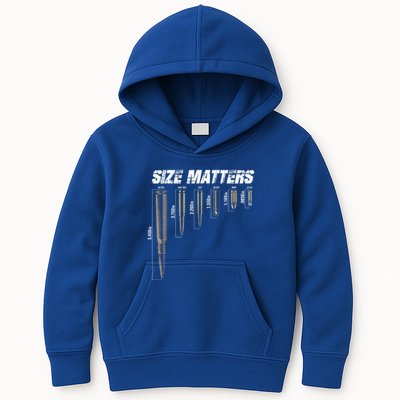 Size Matter Bullet Measure Up Kids Hoodie