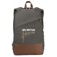 Size Matter Bullet Measure Up Cotton Canvas Backpack