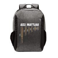 Size Matter Bullet Measure Up Vector Backpack