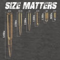 Size Matter Bullet Measure Up Vector Backpack