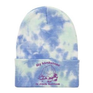 Slippywild My Birthstone Is Rock Bottom Tie Dye 12in Knit Beanie