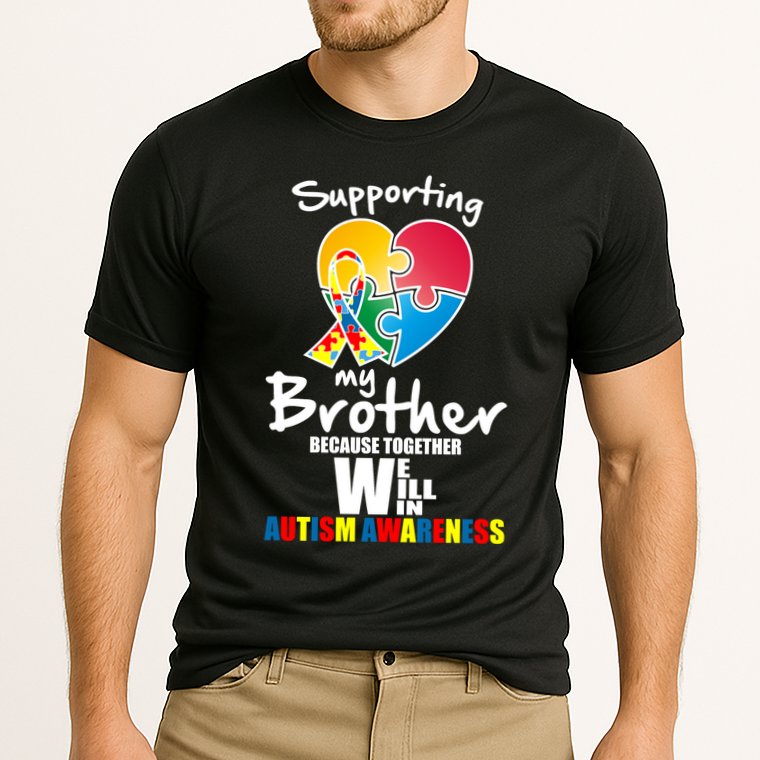 Supporting My Brother Together We Will Win Performance Shirt