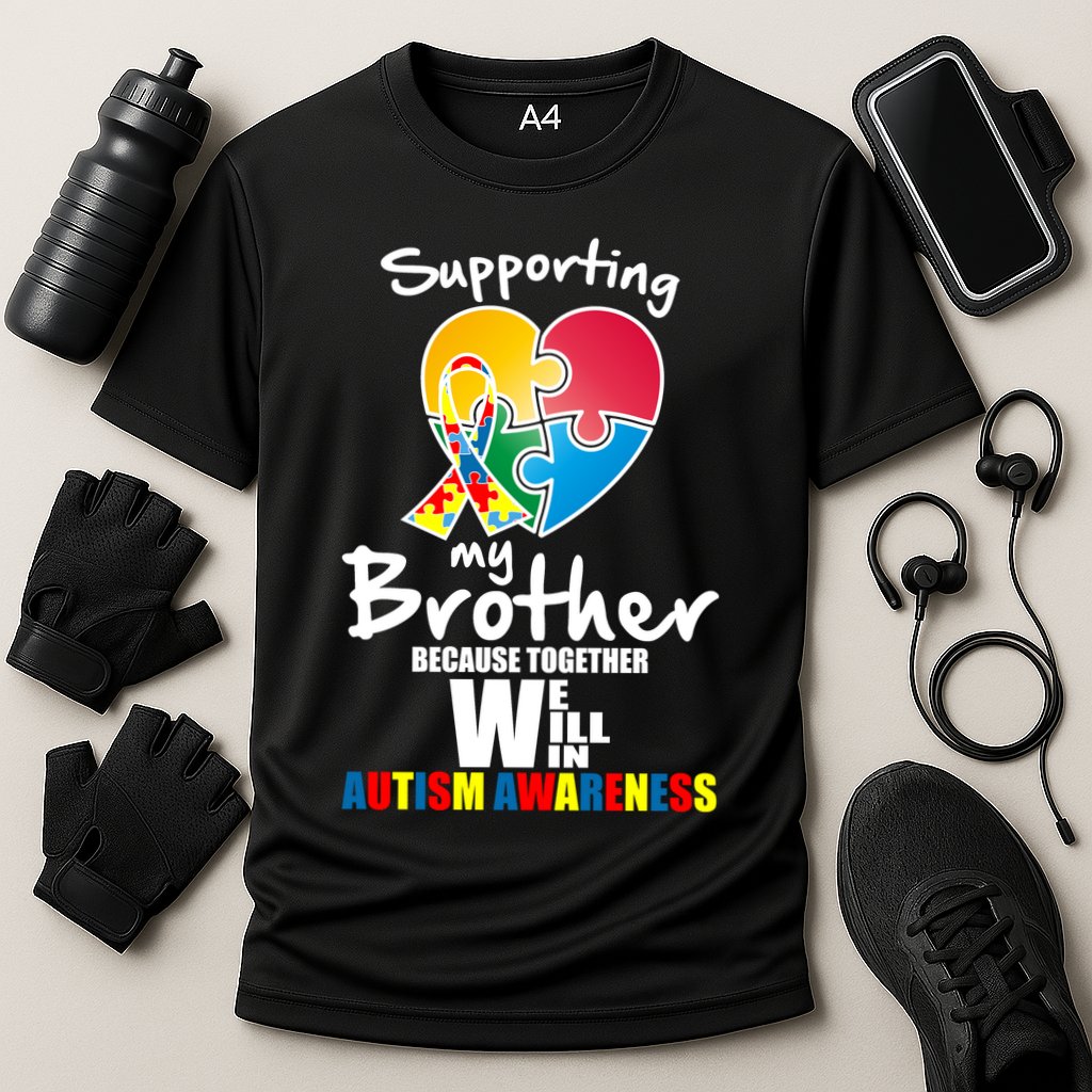 Supporting My Brother Together We Will Win Performance Shirt