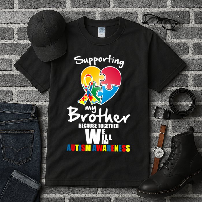 Supporting My Brother Together We Will Win Tall T-Shirt
