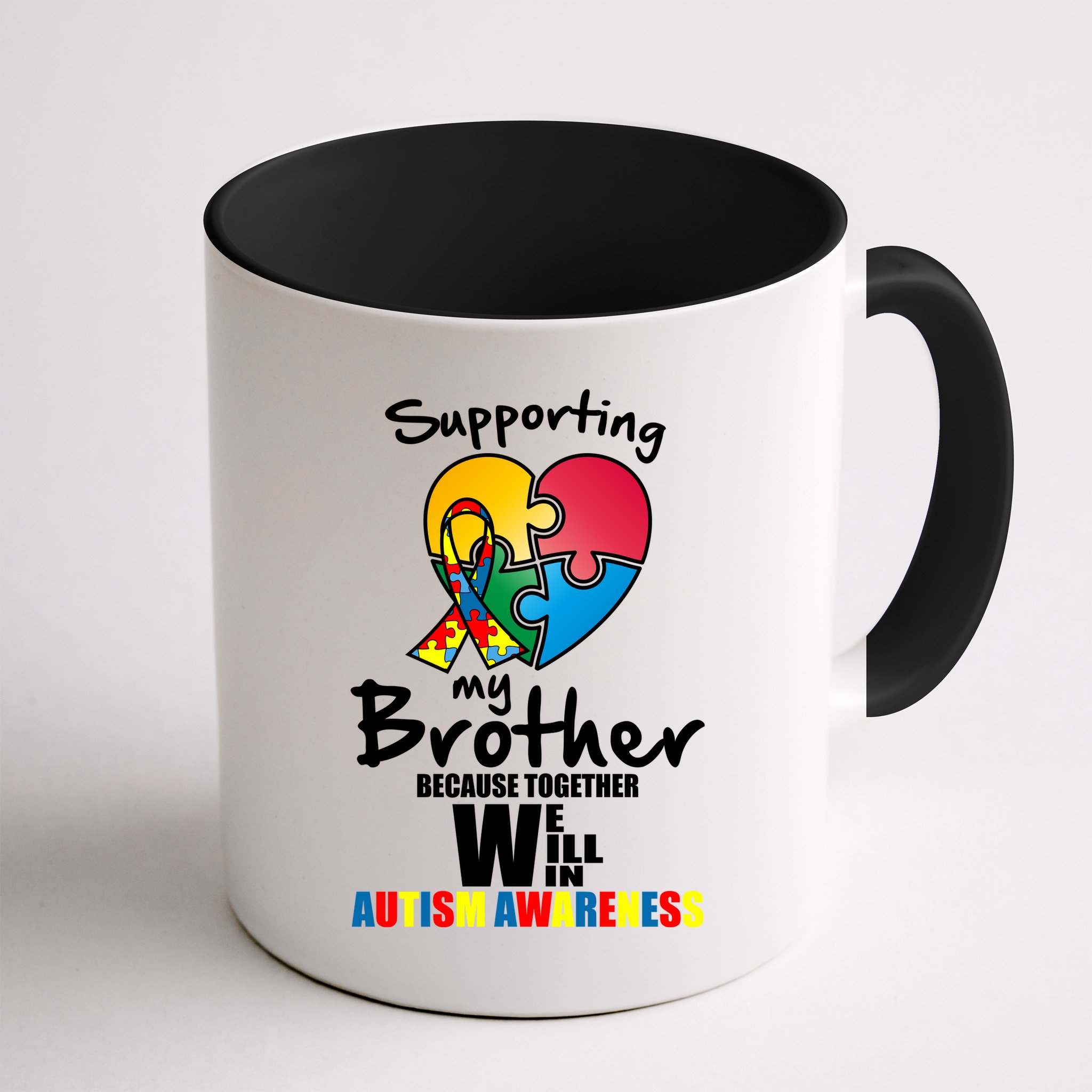 Supporting My Brother Together We Will Win Mug