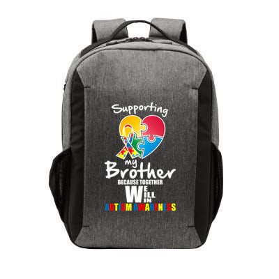 Supporting My Brother Together We Will Win Vector Backpack
