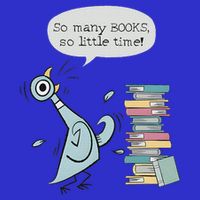 So Many Books And So Little Time Pigeon Library 16 in Basic Backpack