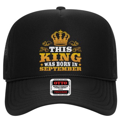 September Month Birthday Design Born In September Gift Trucker Hat