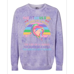 Sagittarius Meme Birthday Gift Great Gift Colorblast Crewneck Sweatshirt