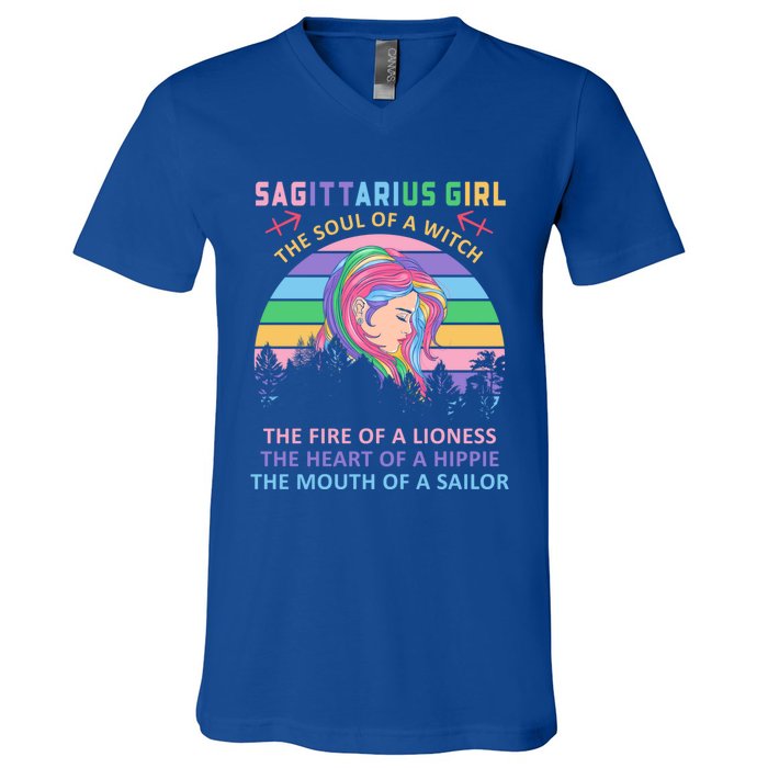 Sagittarius Meme Birthday Gift Great Gift V-Neck T-Shirt