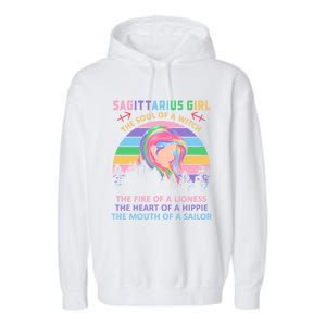 Sagittarius Meme Birthday Gift Great Gift Garment-Dyed Fleece Hoodie