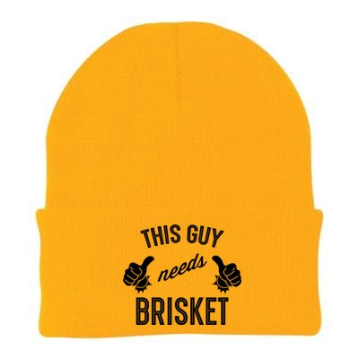 Smoking Meat Barbecue Lover This Guy Needs Brisket Cute Gift Knit Cap Winter Beanie