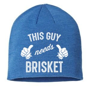 Smoking Meat Barbecue Lover This Guy Needs Brisket Cute Gift Sustainable Beanie