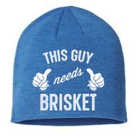 Smoking Meat Barbecue Lover This Guy Needs Brisket Cute Gift Sustainable Beanie