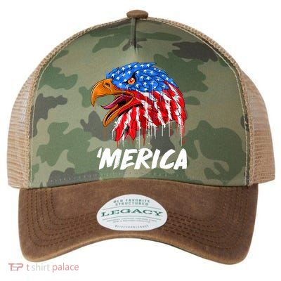 Sweet Merica Ball Eagle Legacy Tie Dye Trucker Hat
