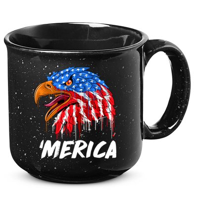 Sweet Merica Ball Eagle 15oz Campfire Ceramic Mug