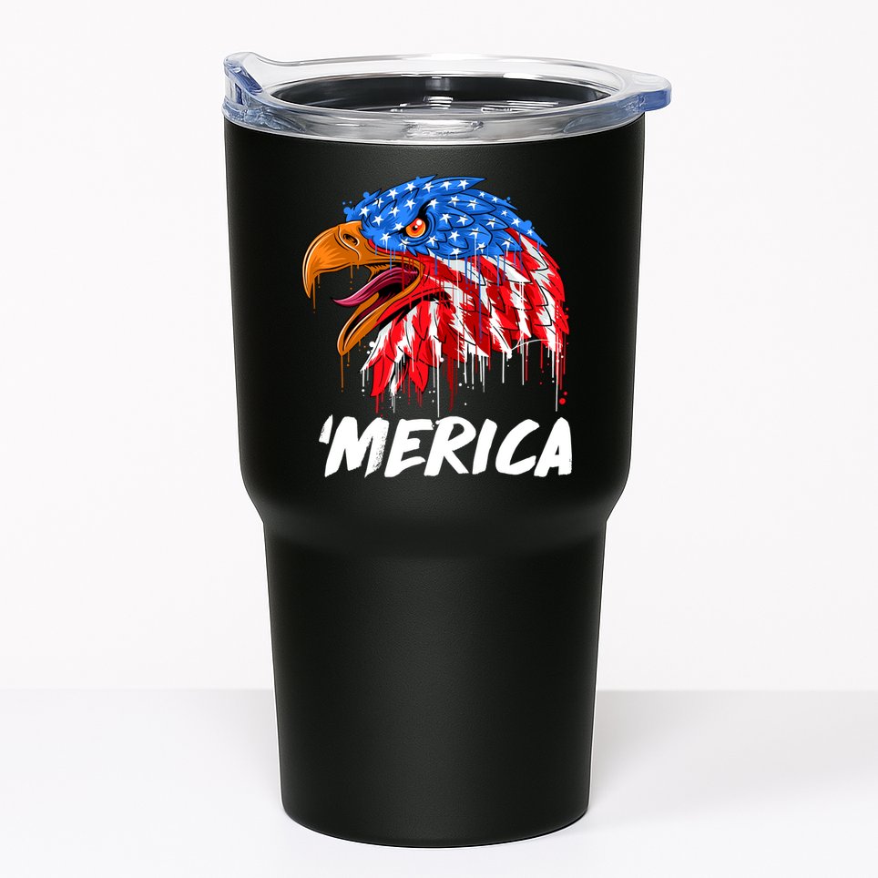 Sweet Merica Ball Eagle Tumbler