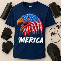 Sweet Merica Ball Eagle Cooling Performance Crew T-Shirt